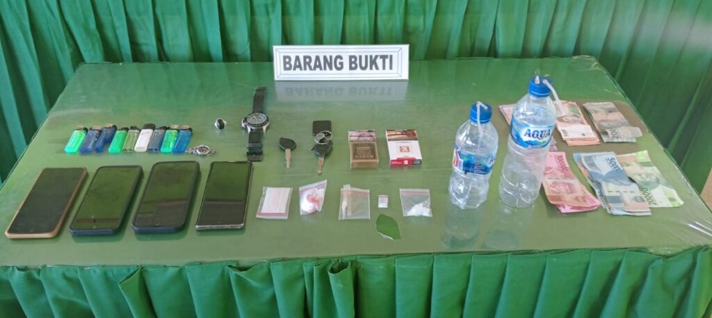 Danunit Kodim 116 Nagan Raya Berhasil Amankan Barang Bukti.