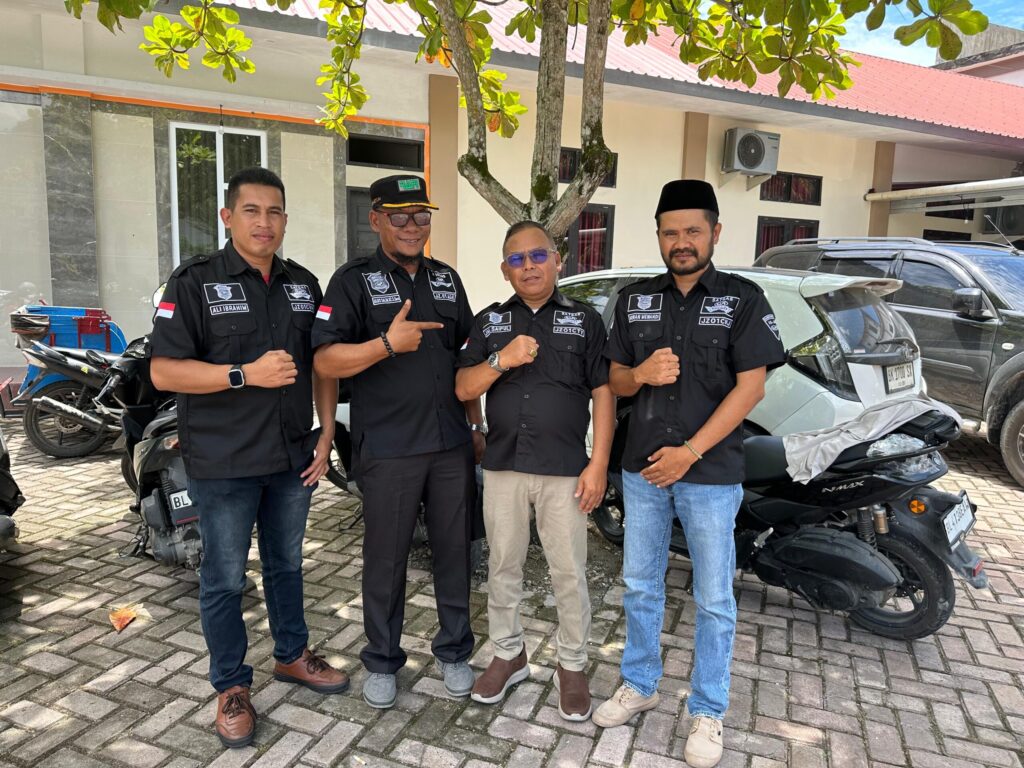 Anggota RAPI Nagan Raya Menghadiri Pelantikan Pengurus Sekber SWI Nagan Raya.