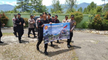 Bangun Sinergi di Daerah, Brimob Aceh Kunjungi Koramil 04 Kuta Panjang Saat Peringatan HUT TNI ke-80