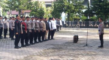 Aksi Damai di Gayo Lues Dikawal Ketat Brimob Aceh, Massa Sampaikan Tuntutan Soal Galian C