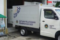 Mobil operasional Satuan Pelayanan Pemenuhan Gizi (SPPG) pendukung program Makan Bergizi Gratis (MBG).