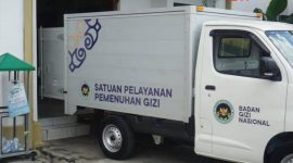 Mobil operasional Satuan Pelayanan Pemenuhan Gizi (SPPG) pendukung program Makan Bergizi Gratis (MBG).