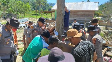 Kepemimpinan Kapolres AKBP Hyrowo Jadi Motor Penggerak Pembangunan Jembatan Pascabanjir