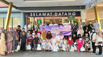 Serikat Pekerja PT Pegadaian Aceh Hadirkan Senyum Bersama Anak Yatim Borong Baju Lebaran