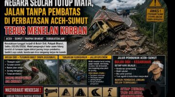 Jalan Maut Aceh-Sumut Kembali Memakan Korban, Buluh Didi dan Tanjakan Kedabuhan Diteror Jurang Tanpa Pembatas