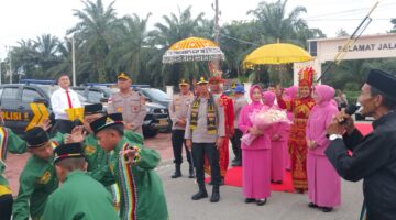 Tarian Dampeng dan Sambutan Spektakuler Warnai Kunjungan Kerja Kapolda Aceh ke Kota Sada Kata