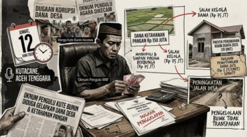 Oknum Pengulu di Aceh Tenggara Diduga Gelapkan Dana Desa Ratusan Juta, Warga Soroti Banyak Proyek