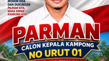 Sosok Parman Jadi Perbincangan Warga, Usung Semangat Amanah dan Transparansi untuk Kampong Tualang