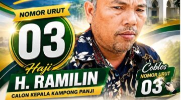 H. Ramilin Capah, Calon Kepala Kampong Panji Nomor Urut 03: Bawa Gagasan Kampong Maju, Mandiri dan Sejahtera