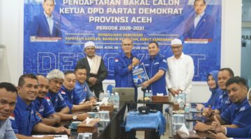 21 DPC Merapat, Sayuti Abubakar Jadi Kandidat Kuat Ketua Demokrat Aceh