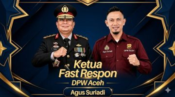 Ketua Fast Respon Counter Polri Nusantara DPW Aceh Ucapkan Selamat Hari Ulang Tahun Kapolda Aceh