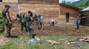 TMMD ke-130 Kodim 0113/Gayo Lues Resmi Dibuka, Satgas Bersama Warga Mulai Pengerjaan Jalan dan Pembangunan Rumah Tidak Layak Huni di Desa Pepelah